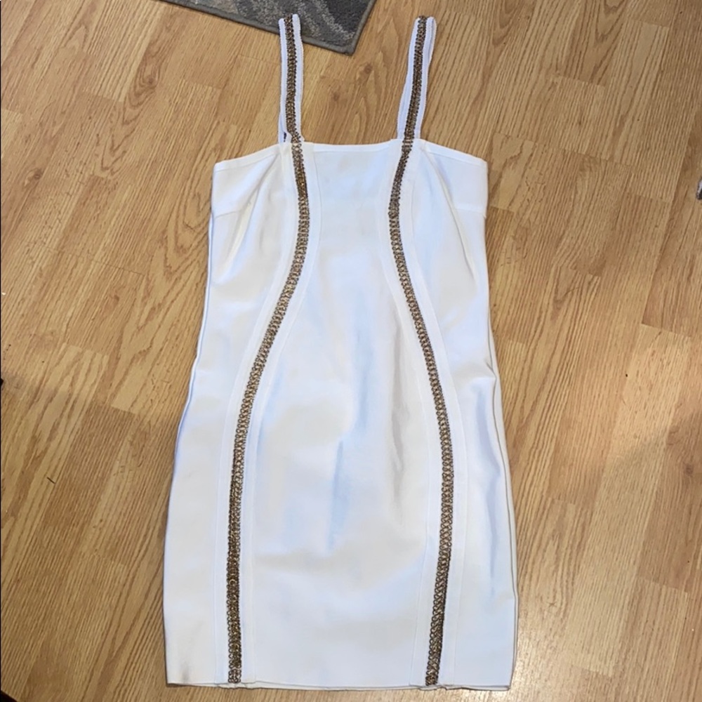 White fashion nova dress